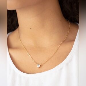 Paparazzi Gold Heart Necklace